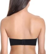 Ultimate Versatility:Black Seamless Strapless Multi-Way Bra - Image 15