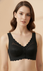 Elegant Lace Front-Open Bra - Image 6
