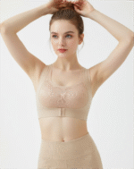 Front-Fastening Comfort Bra with Breathable Mesh & Lace - Image 5