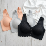 Elegant Lace Front-Open Bra