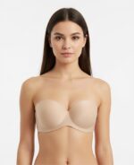 Ultimate Versatility:Black Seamless Strapless Multi-Way Bra - Image 9