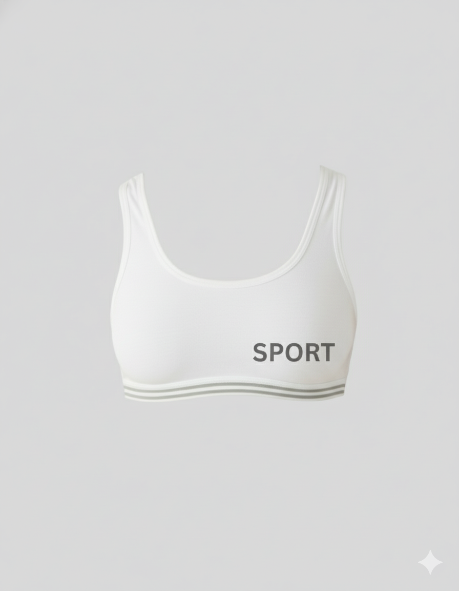 Copy of Gemini_Generated_Image_85q4ga85q4ga85q4 Teenage Sport Stripe Bra - Image 1